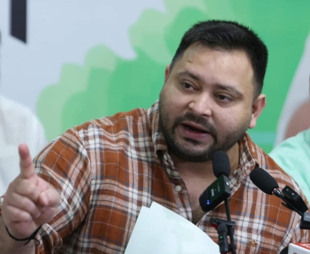 तेजस्वी यादव ने नीतीश कुमार पर लगाया आरोप