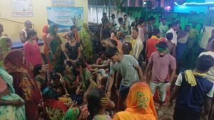 Five devotees died in Bhagalpur