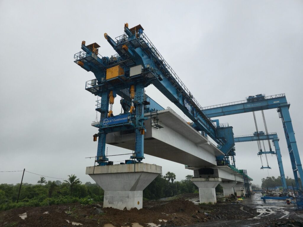 Mumbai-Ahmedabad Bullet Train Corridor: First full span box girder launched in Maharashtra
