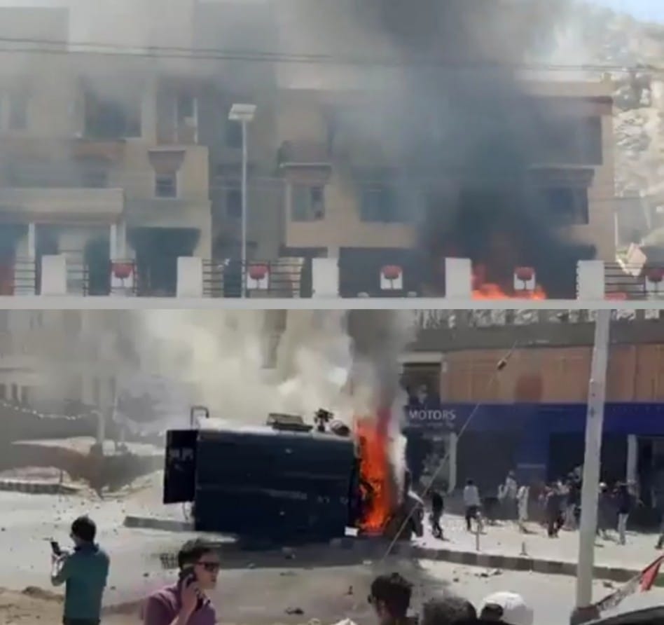 Sonam Wangchuk's protest turns violent in Leh, BJP office torched. | NewG India