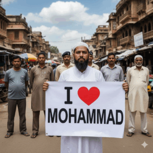 Controversy over 'I Love Mohammad' banner, police and administration alert. NewG India
