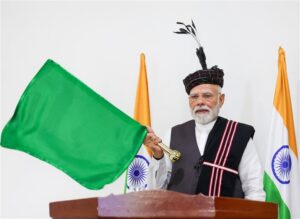 PM Modi flagged off a new railway line with 45 tunnels and 143 bridges | NewG India