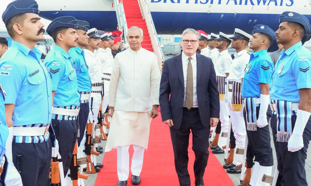 British PM Starmer to India
