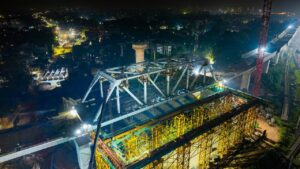 Bullet train project gets a steel support, 10th steel bridge ready. NewG India