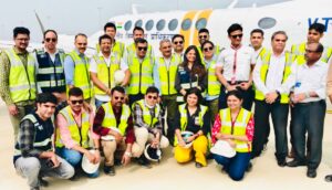 Calibration flight successfully lands at Noida International Airport. NewG India