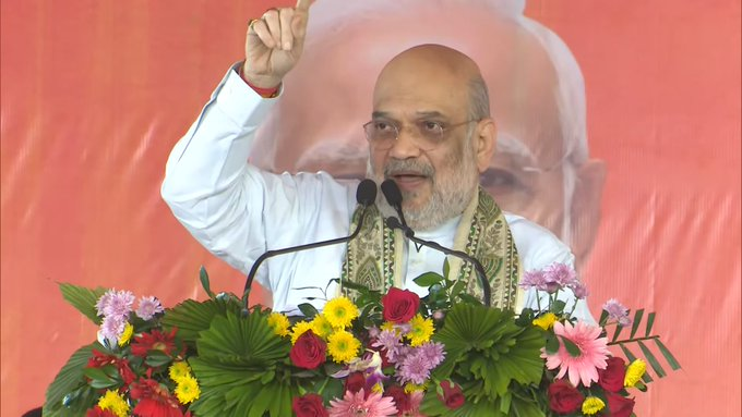 Shah's roar in Jamui: Naxalism is gone, now drive out jungle raj too. NewG India