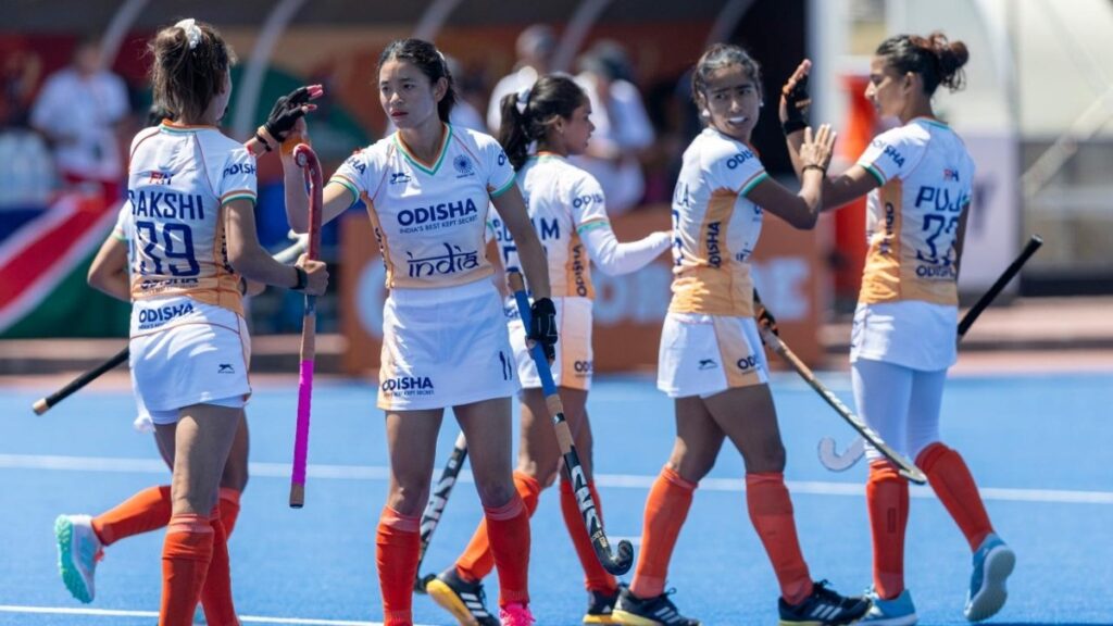 India beat Ireland 4-0 in the FIH Junior Women's World Cup. NewG India