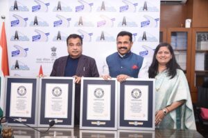 एनएचएआई ने बनाए 4 गिनीज वर्ल्ड रिकॉर्ड; नितिन गडकरी ने दी बधाई