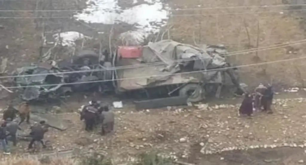 army van accident in kashmir doda