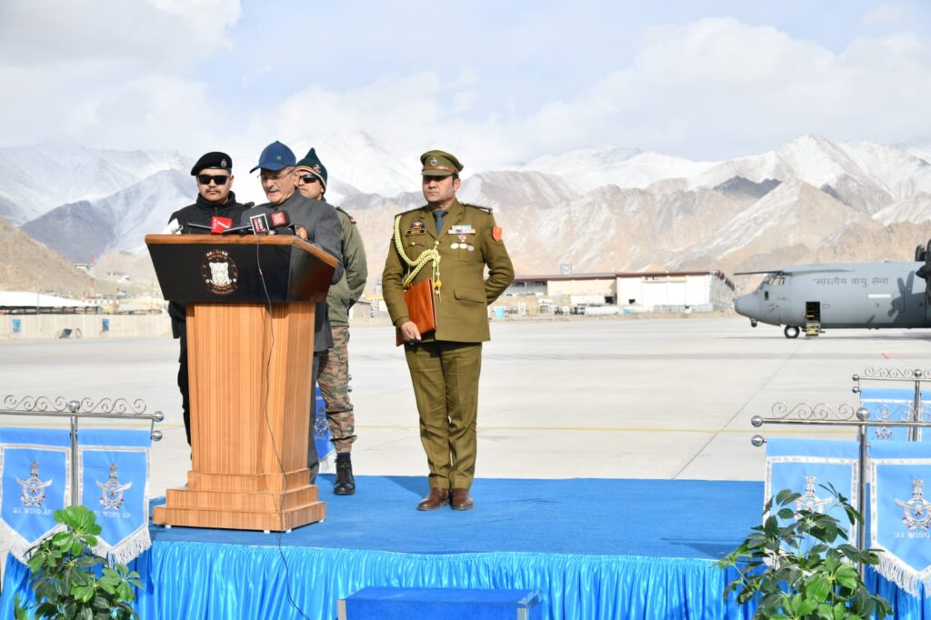 लेह में नागर विमानन बुनियादी ढांचे की विकास परियोजना से पर्यटन में बढ़ावा : उपराज्यपाल