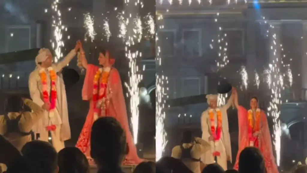 नूपुर सेनन और स्टेबिन बेन ने हिंदू रीति-रिवाजों से रचा शादी का रंगीन समारोह