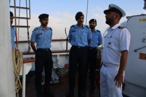 Naval training ship INS Sudarshini arrives at Salalah port in Oman. NewG India