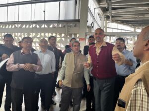 उत्तर रेलवे के महाप्रबंधक ने आज नई दिल्ली रेलवे स्टेशन का किया निरीक्षण