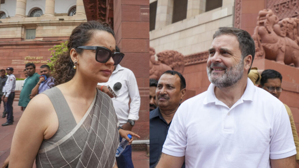 कंगना रनौत का राहुल गांधी पर तीखा हमला, कहा, 'टपोरी की तरह आते हैं, महिलाओं को असहज महसूस कराते हैं'