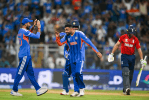 Team India defeated England by 7 runs in the semi-finals