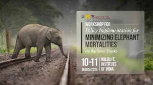 Campaign to reduce elephant deaths by trains. NewG India