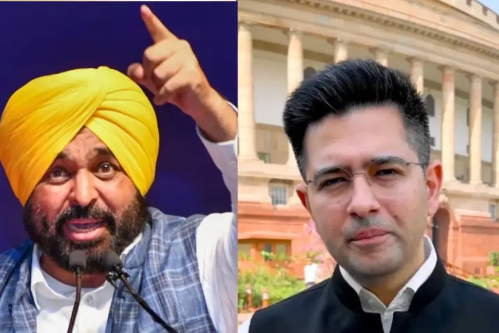 राघव चड्ढा विवाद पर भगवंत मान ने 'आप' का किया समर्थन