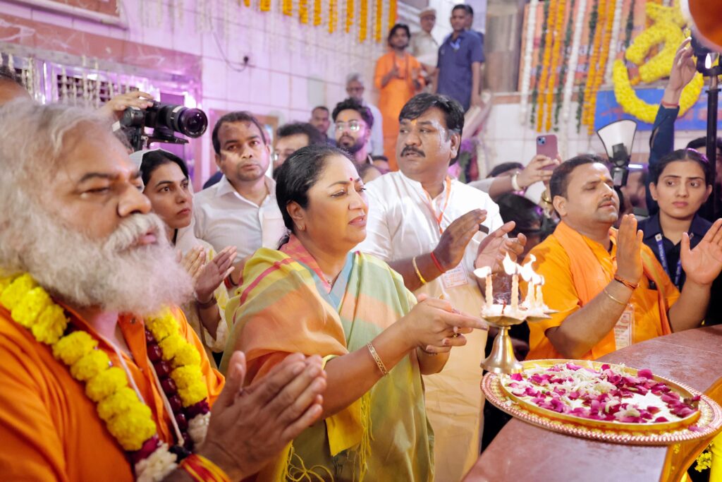 Delhi Chief Minister Rekha Gupta performed puja on Hanuman Jayanti. NewG India