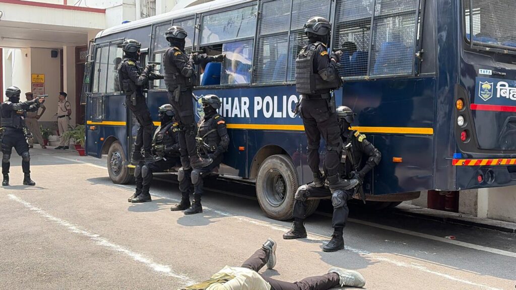 Patna High Court safe from terrorist attack, ATS demonstrates capability with mock drill. NewG India