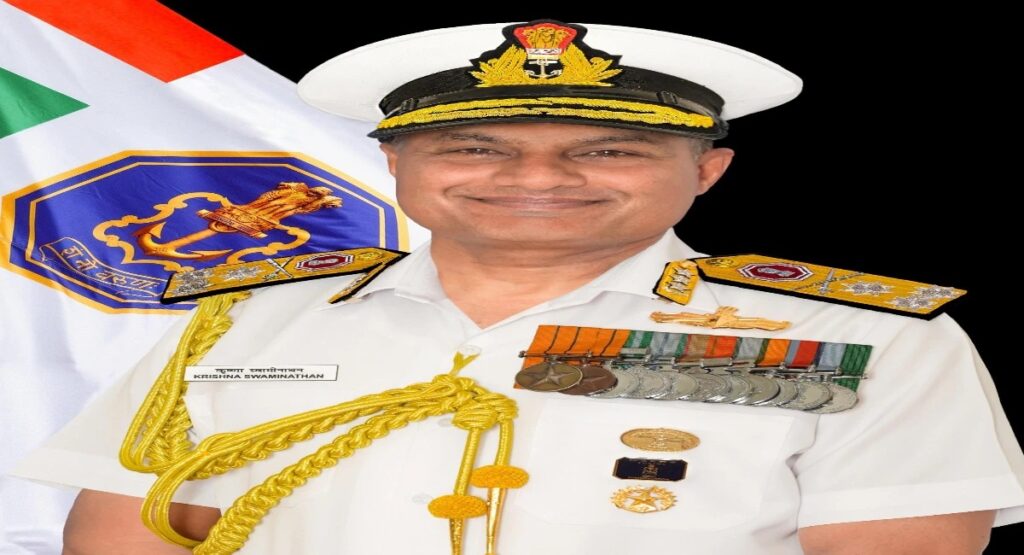 Vice Admiral Krishna Swaminathan appointed Navy Chief. NewG India