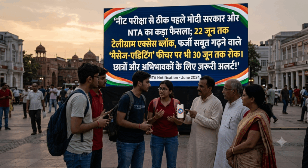 NEET Re-Exam 2026: भारत में Telegram पर लगा अस्थाई बैन! फर्जी 'पेपर लीक' और ठगी रोकने के लिए सरकार का अब तक का सबसे बड़ा एक्शन