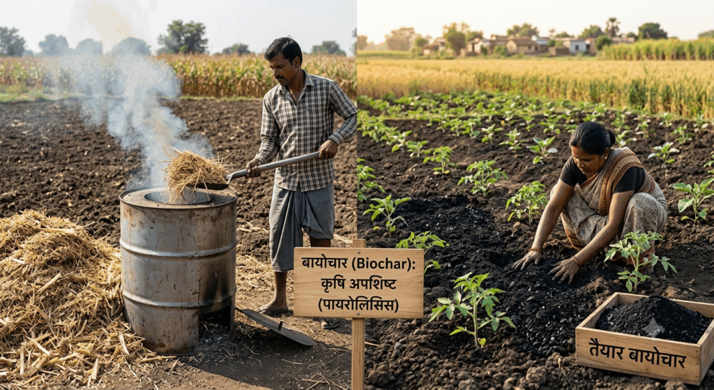 खेती का भविष्य: क्यों 'बायोचार' बन सकता है भारतीय कृषि के संकट का समाधान
