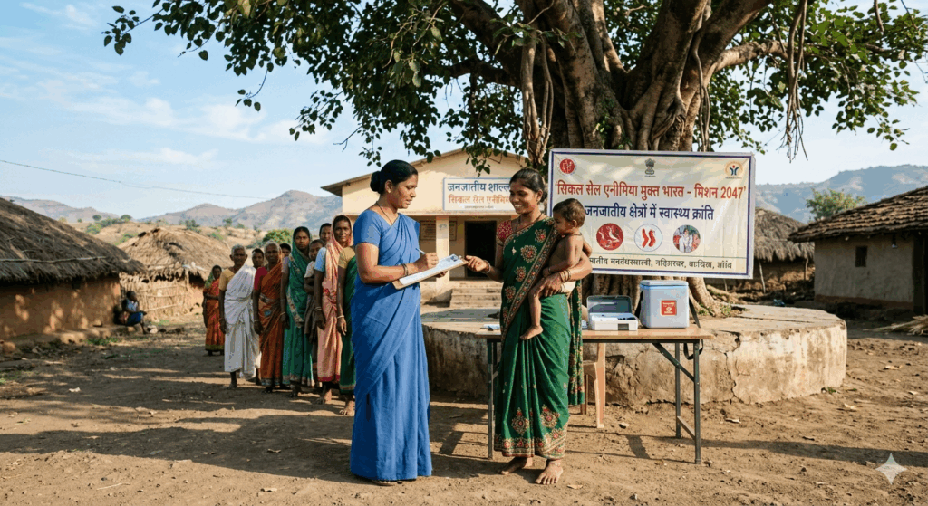 सिकल सेल एनीमिया के खिलाफ देश की सबसे बड़ी स्वास्थ्य जंग, जानिए क्या है भारत सरकार का 'मिशन 2047' और जनजातीय क्षेत्रों में इसके ऐतिहासिक बदलाव की पूरी कहानी।