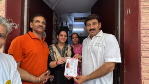 Delhi BJP reached 12.50 lakh families in three days. NewG India