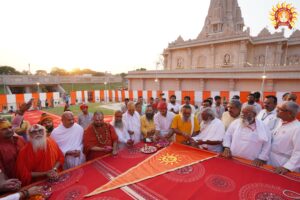 Construction of the Ram Mandir concluded with the flag-hoisting ceremony at the Sheshavatar Temple. NewG India