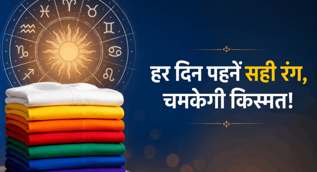 हर दिन पहनें सही रंग, चमकेगी किस्मत! जानें सोमवार से रविवार तक के लकी कलर्स . NewG India