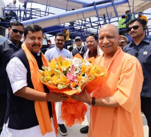Nitin Nabin arrives in Lucknow for the first time; CM Yogi welcomes him at the airport. NewG India