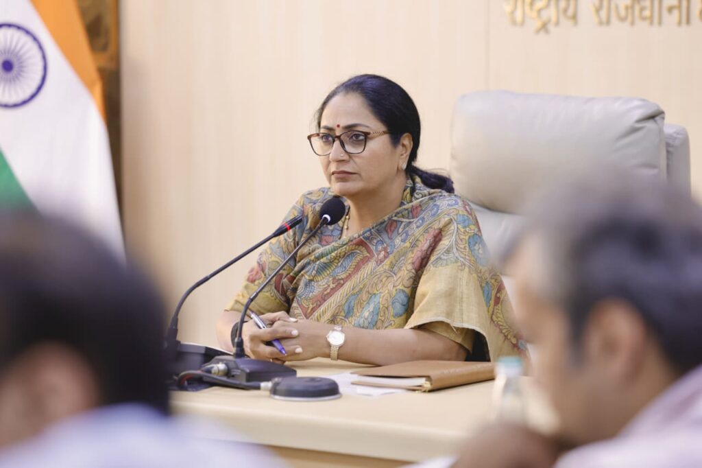 Chief Minister Rekha Gupta takes a tough stance on waterlogging, adopts a zero-tolerance approach. NewG India